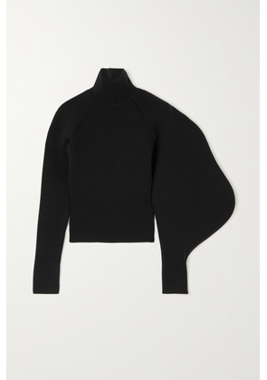 Alaïa - Ribbed Wool-blend Turtleneck Sweater - Black - FR34,FR36,FR38,FR40,FR42