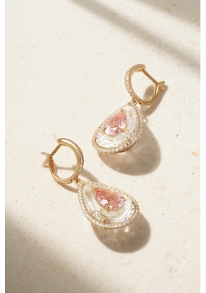 Boghossian - Inlay Shine 18-karat Rose Gold Multi-stone Earrings - One size