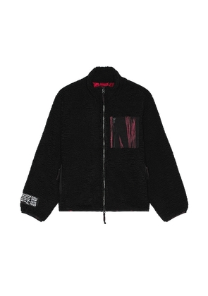 Ksubi Icebreaker Zip Sweater in Black. Size S, XL/1X.