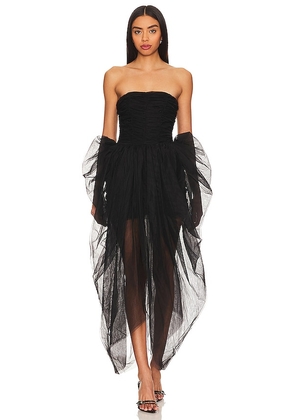 LAMARQUE Pixie Corset Dress in Black. Size L, M, XL, XS.