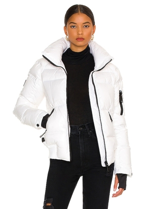 SAM. Freestyle Bomber in White. Size M, S, XS.