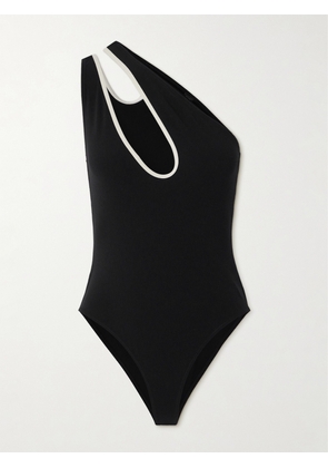 Lisa Marie Fernandez - + Net Sustain One-shoulder Cutout Swimsuit - Black - 0,1,2,3,4