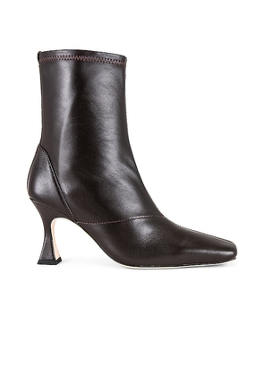 Tony Bianco Fomo Heeled Boot in Chocolate. Size 5.5, 6, 6.5.