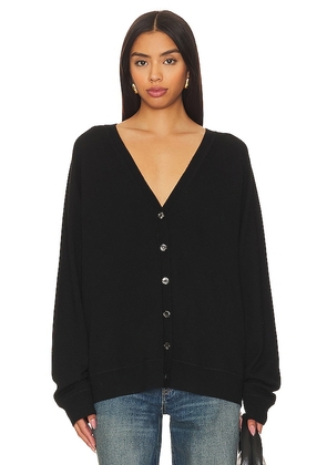 Rue Sophie Mona Button Down Cardigan in Black. Size XS.