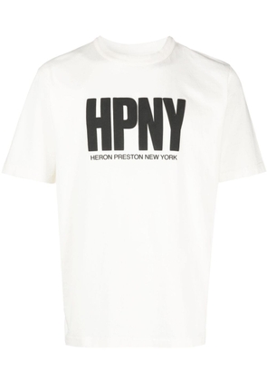 Heron Preston logo-print cotton T-shirt - White