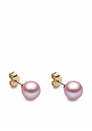 Yoko London 18kt yellow gold Classic Freshwater pearl stud earrings