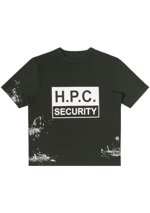Heron Preston Security logo-print cotton T-shirt - Black