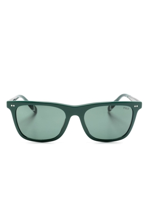 Polo Ralph Lauren tortoiseshell square-frame sunglasses - Green