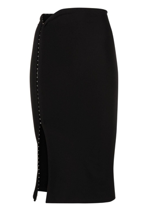 Jade Cropper adjustable midi skirt - Black