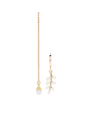 ISABEL MARANT Casablanca asymmetric drop earrings - Gold