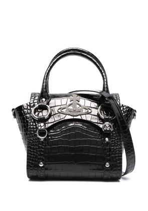 Vivienne Westwood crocodille-effect tote bag - Black