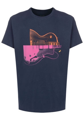 Osklen Vintage Guitar Colors graphic-print T-Shirt - Blue