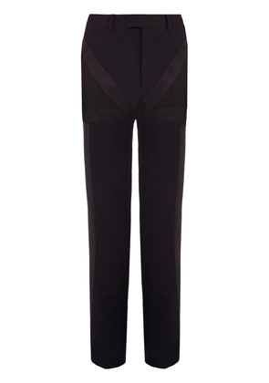 Ferragamo inlay tailored trousers - Black