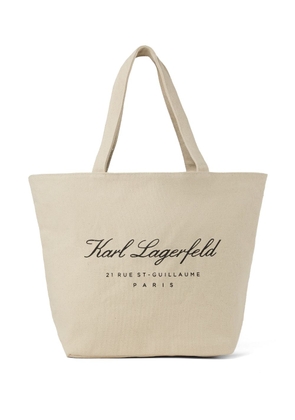 Karl Lagerfeld Hotel Karl reversible tote bag - Black