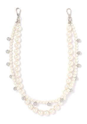 Simone Rocha faux-pearl strap - White