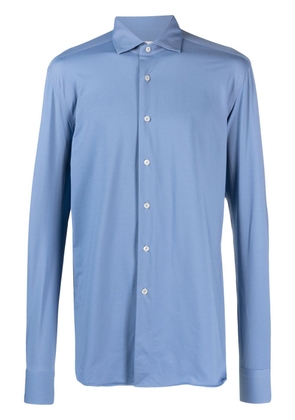 Xacus long-sleeves buttoned shirt - Blue