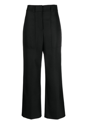 BOSS straight-leg tailored trousers - Black