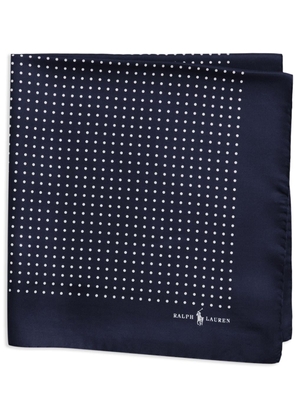 Polo Ralph Lauren St James polka-dot pocket square - Blue