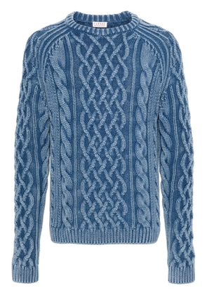 FURSAC cable-knit jumper - Blue