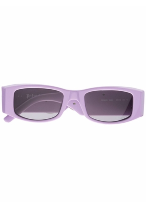 Palm Angels Angel rectangle-frame sunglasses - Purple