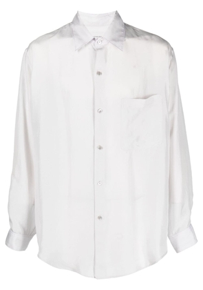 LEMAIRE button-up silk shirt - Grey