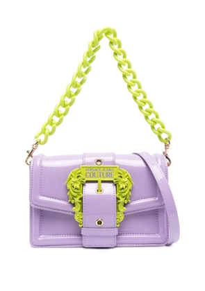 Versace Jeans Couture Baroque buckle shoulder bag - Purple