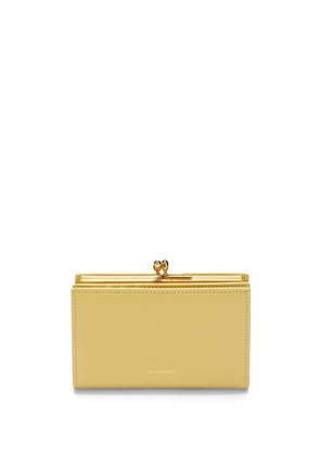 Jil Sander Goji leather purse - Yellow