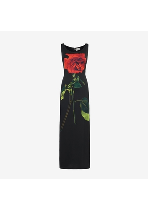 ALEXANDER MCQUEEN - Shadow Rose Pencil Dress - Item 792424QZAMR1000
