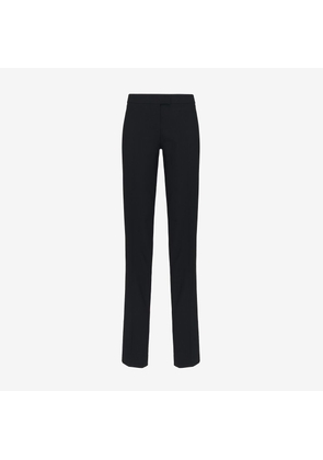 ALEXANDER MCQUEEN - Low-waisted Straight Leg Trousers - Item 790534QJACX1000