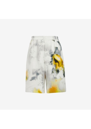 ALEXANDER MCQUEEN - Obscured Flower Shorts - Item 777590QQAAC9115