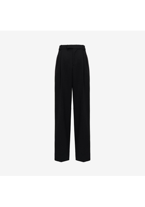 ALEXANDER MCQUEEN - Pleated Baggy Trousers - Item 774235QVAAA1000
