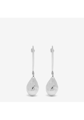 ALEXANDER MCQUEEN - Metal Pearl Stick Earrings - Item 791177J160Y0446