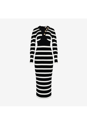 ALEXANDER MCQUEEN - Striped Pencil Dress - Item 780477Q1A8X1080