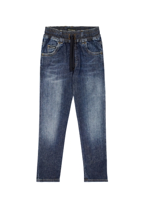 Dolce&Gabbana Kids Mid-rise straight jeans
