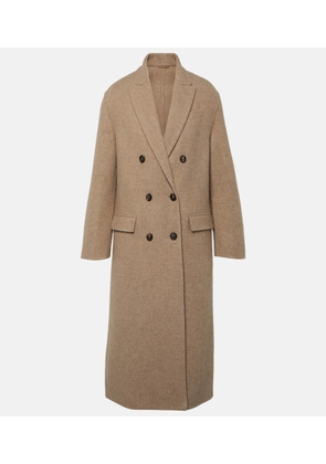 Brunello Cucinelli Double-breasted cashmere coat