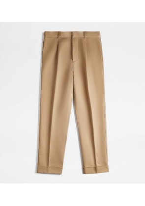 Tod's - Trousers With Darts, BEIGE, L - Trousers