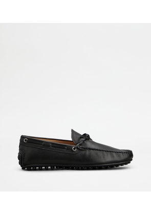Tod's - City Gommino Driving Shoes in Leather, BLACK, 7 - Shoes