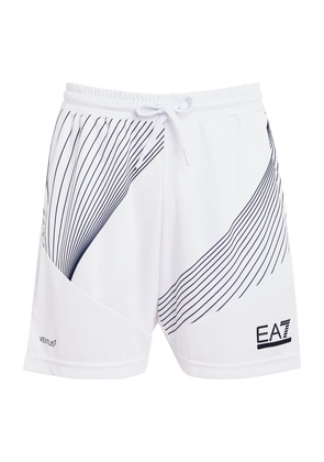 Ea7 Emporio Armani Tennis Pro Print Shorts