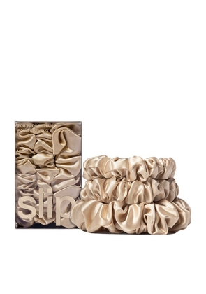 Slip Silk Back To Basics Scrunchies (Set Of 3)