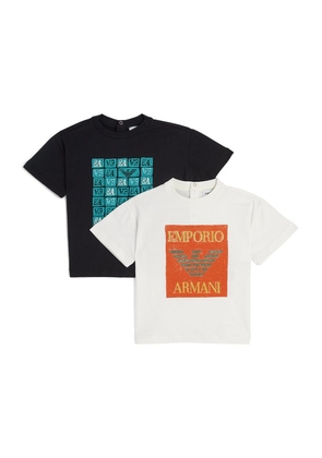 Emporio Armani Kids Set Of 2 Graphic Print T-Shirt (6-36 Months)