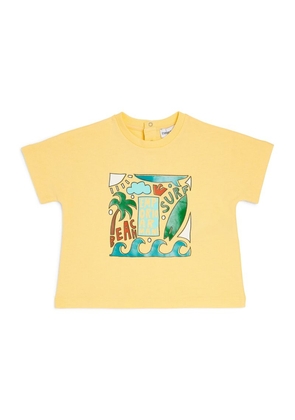 Emporio Armani Kids Cotton Graphic Print T-Shirt (6-36 Months)