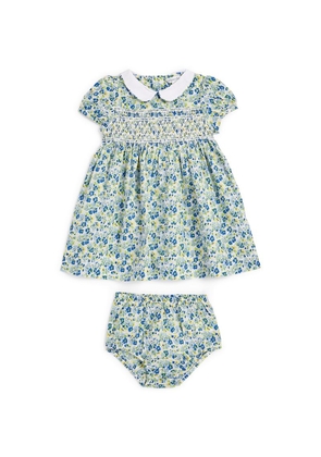 Ralph Lauren Kids Puff-Sleeve Floral Print Dress (3-24 Months)