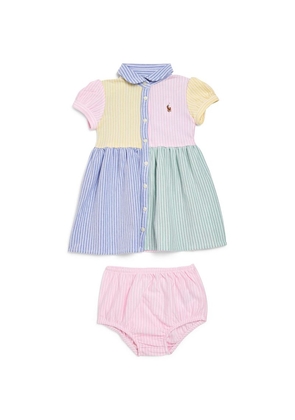 Ralph Lauren Kids Colour Block Short-Sleeve Dress (3-24 Months)