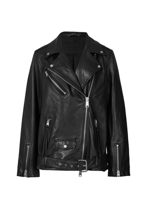 Allsaints Leather Billie Biker Jacket