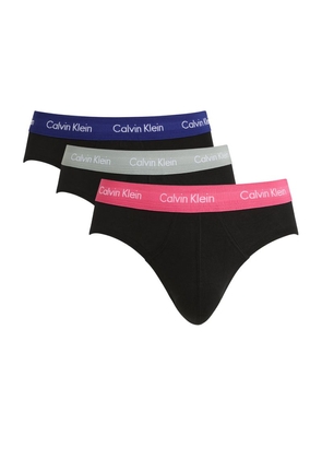 Calvin Klein Stretch-Cotton Hip Briefs (Pack Of 3)
