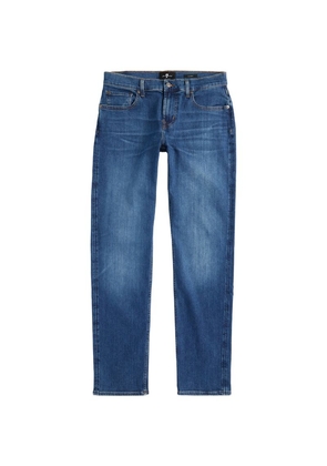 7 For All Mankind Stretch-Cotton Slimmy Straight Jeans