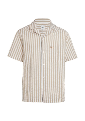 Ché Seersucker Striped Shirt