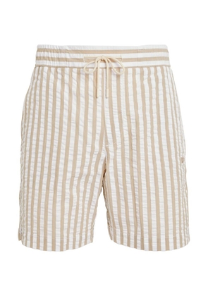 Ché Seersucker Striped Shorts