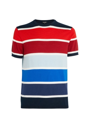 Ron Dorff Cotton Knitted Stripe T-Shirt