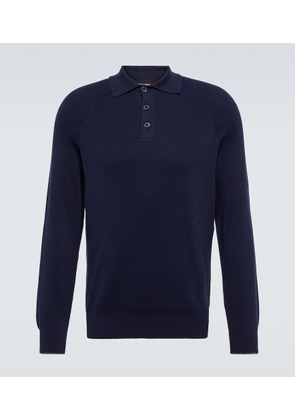 Brunello Cucinelli Ribbed-knit polo shirt